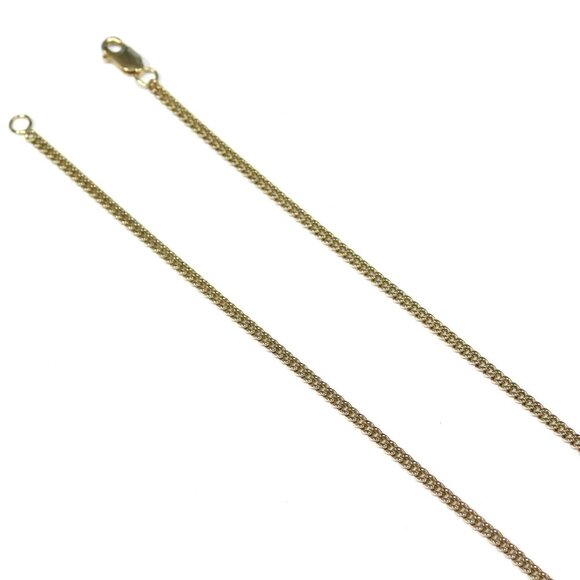 Classic Everyday 10K Gold Chain, Solid Gold Long Necklace, Unisex Everyday Chain - Picture 3 of 6